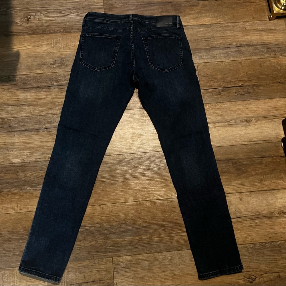 Liverpool Skinny Dark Wash Denim Jeans.  33X32.  Stretch. NWOT. - Picture 3 of 7